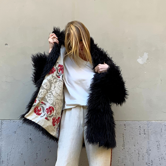 Icona Eco double fur coat