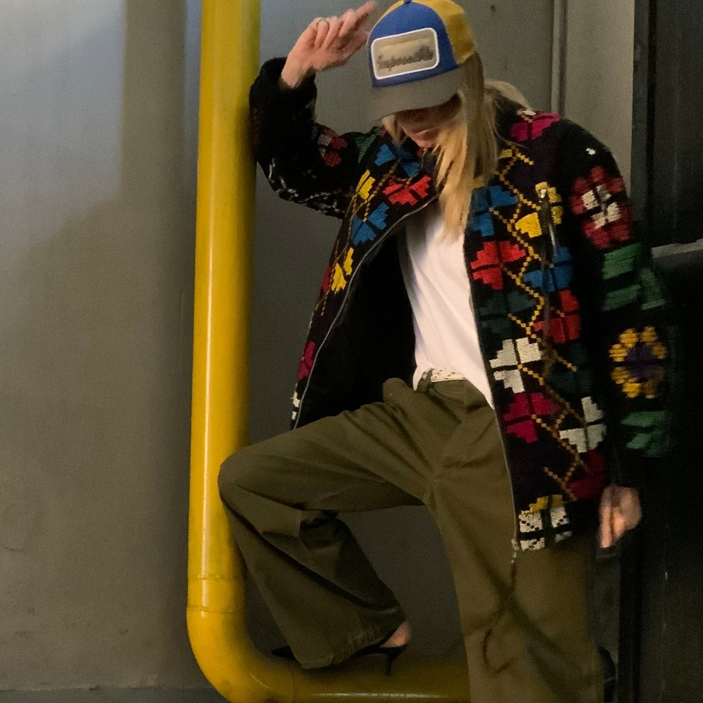 Samarkand embroidery bomber